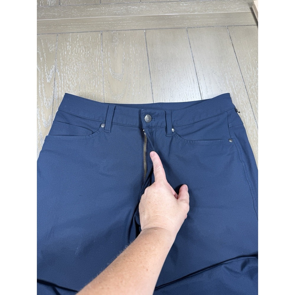 Lululemon Pants Mens 28 Navy ABC Slim Warpstream Stretch Travel Casual - Picture 12 of 16